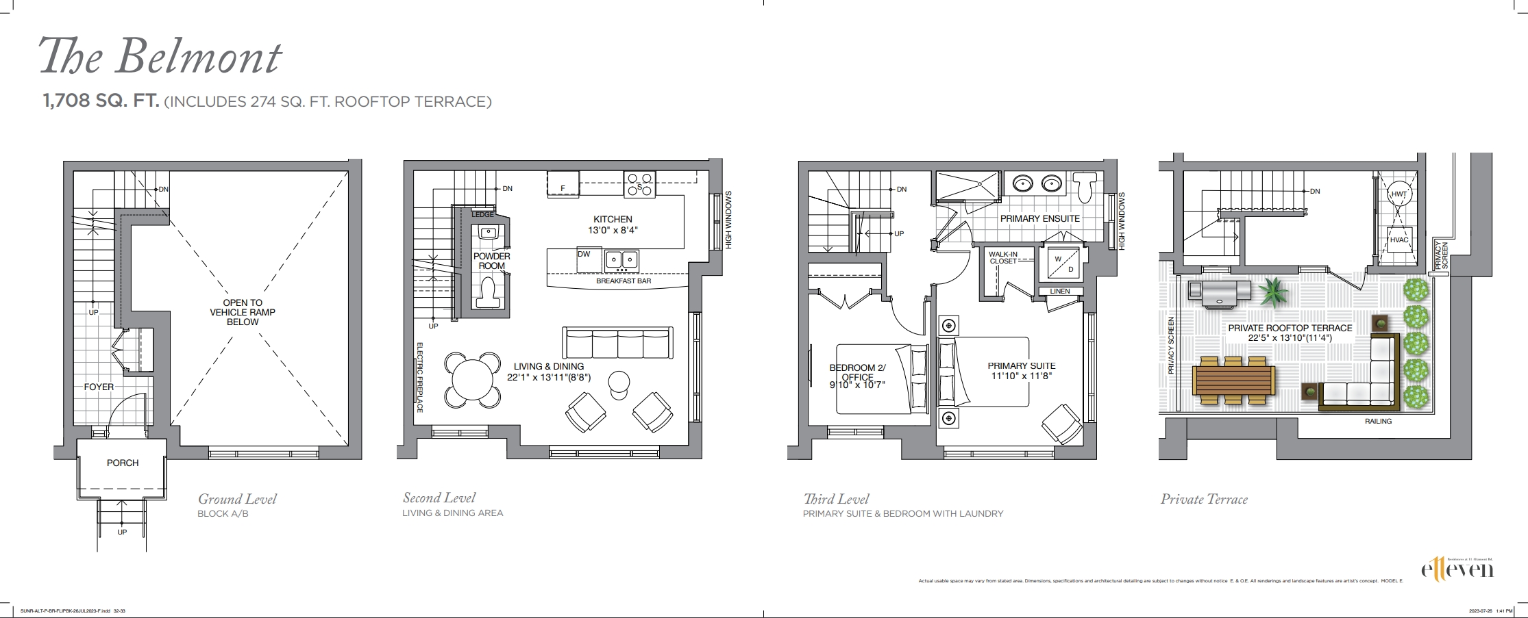 The Floor Plan of Belmont